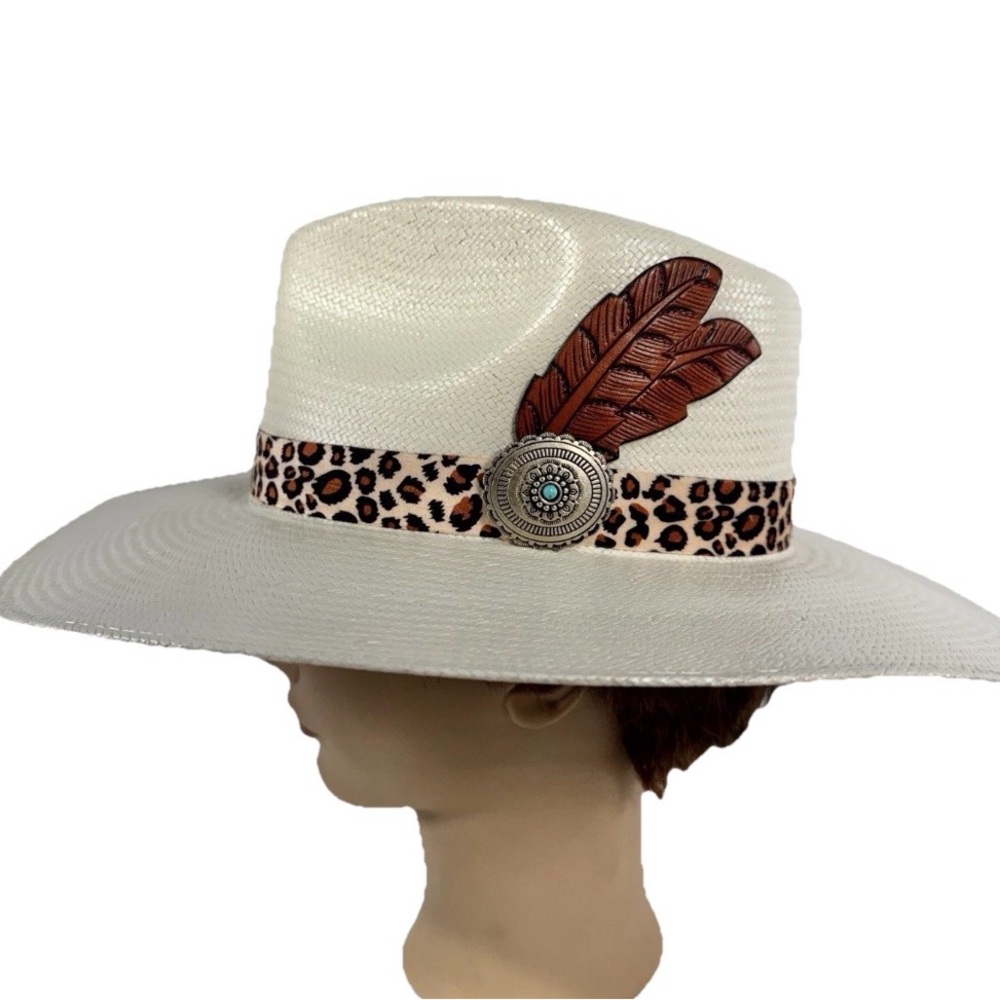 The CHARLIE 1 HORSE Ladies Heatseeker Natural Straw Hat L